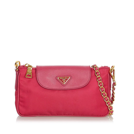 Prada Tessuto Chain Crossbody Bag - Rovelle Bags
