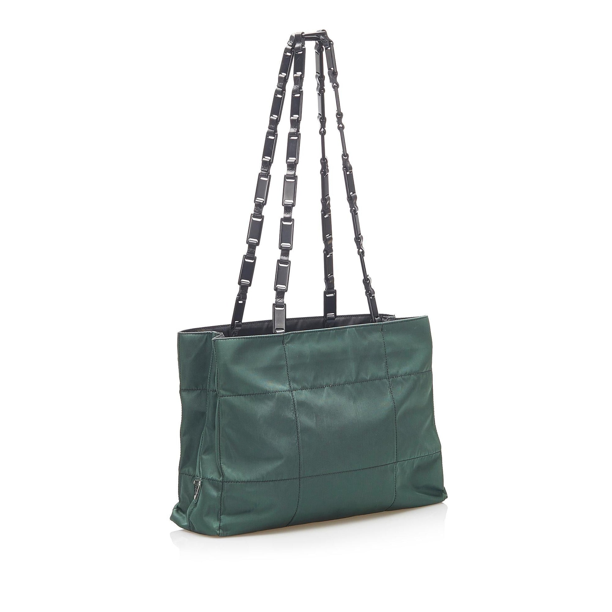 Prada Tessuto Chain Shoulder Bag Style 7 - Rovelle Bags