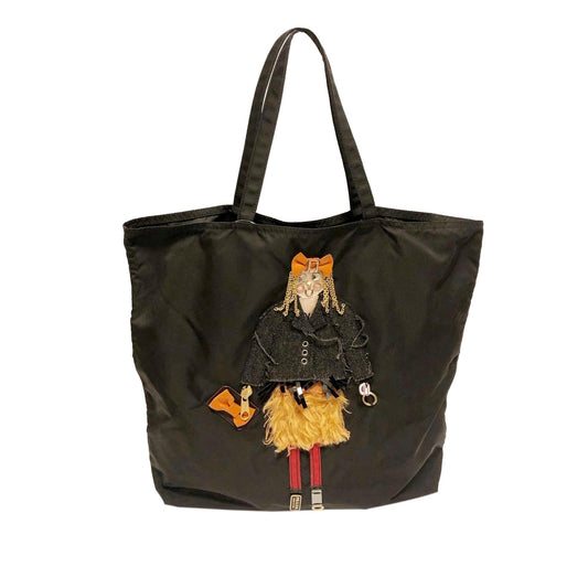 Prada Tessuto Cloth Tote Handbag - Rovelle Bags