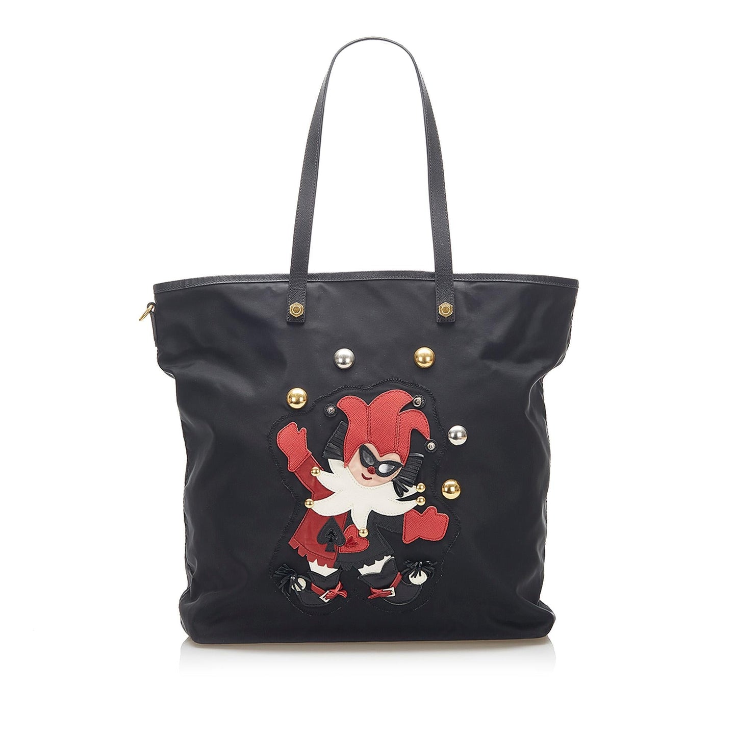Prada Tessuto Clown Tote Handbag - Rovelle Bags