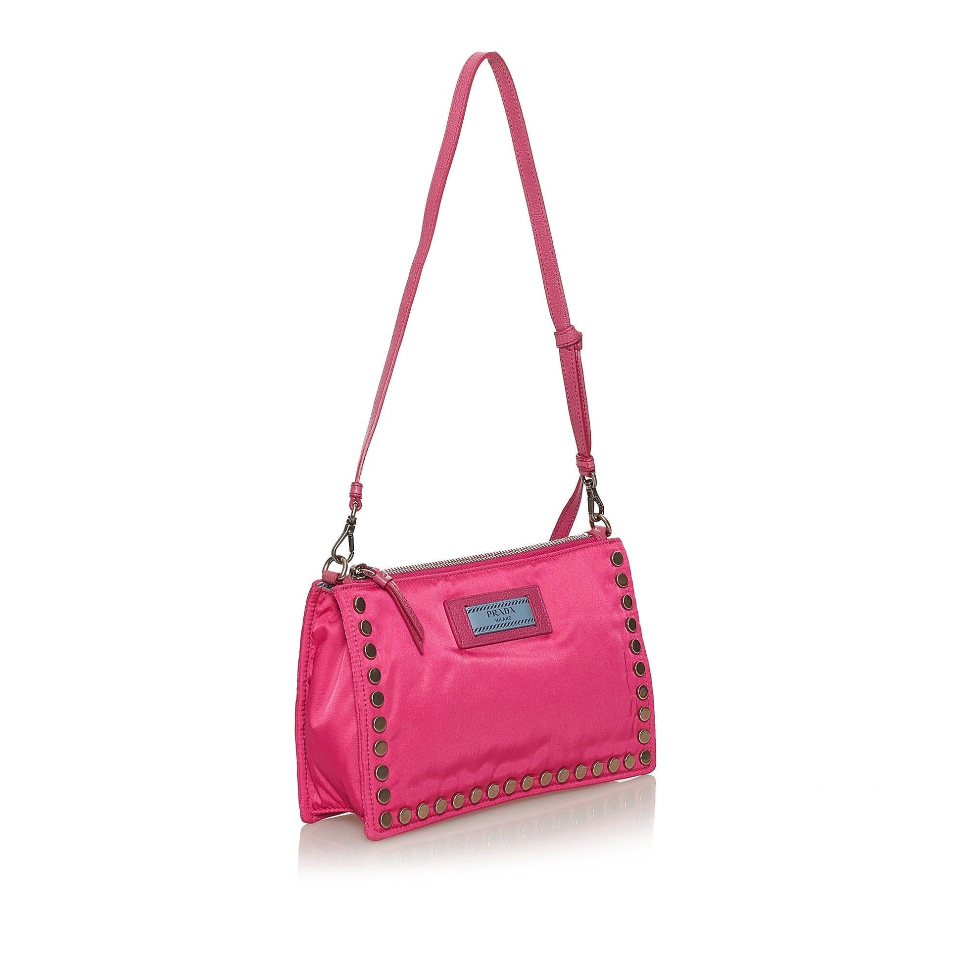Prada Tessuto Etiquette Shoulder Bag - Rovelle Bags