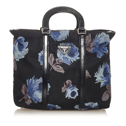 Prada Tessuto Floral Satchel - Rovelle Bags
