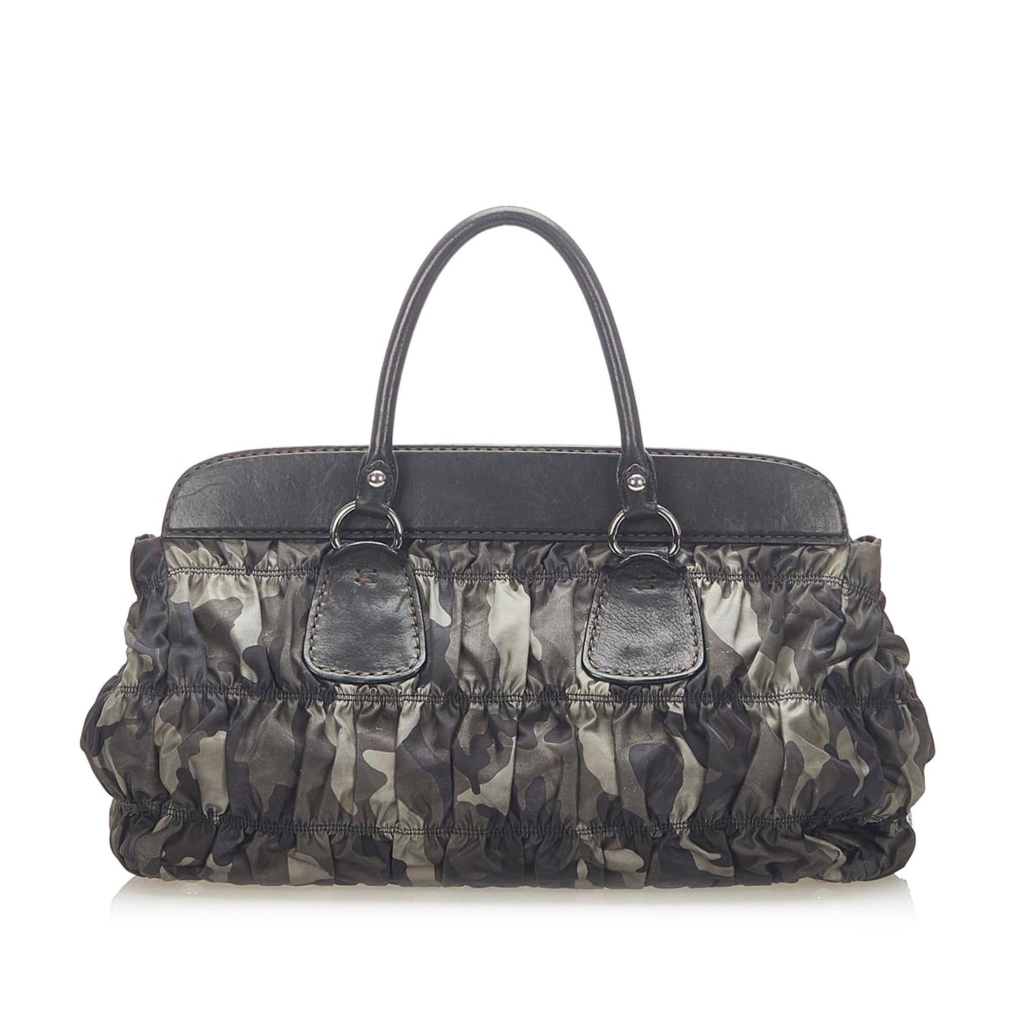 Prada Tessuto Gaufre Camouflage Tote Bag - Rovelle Bags