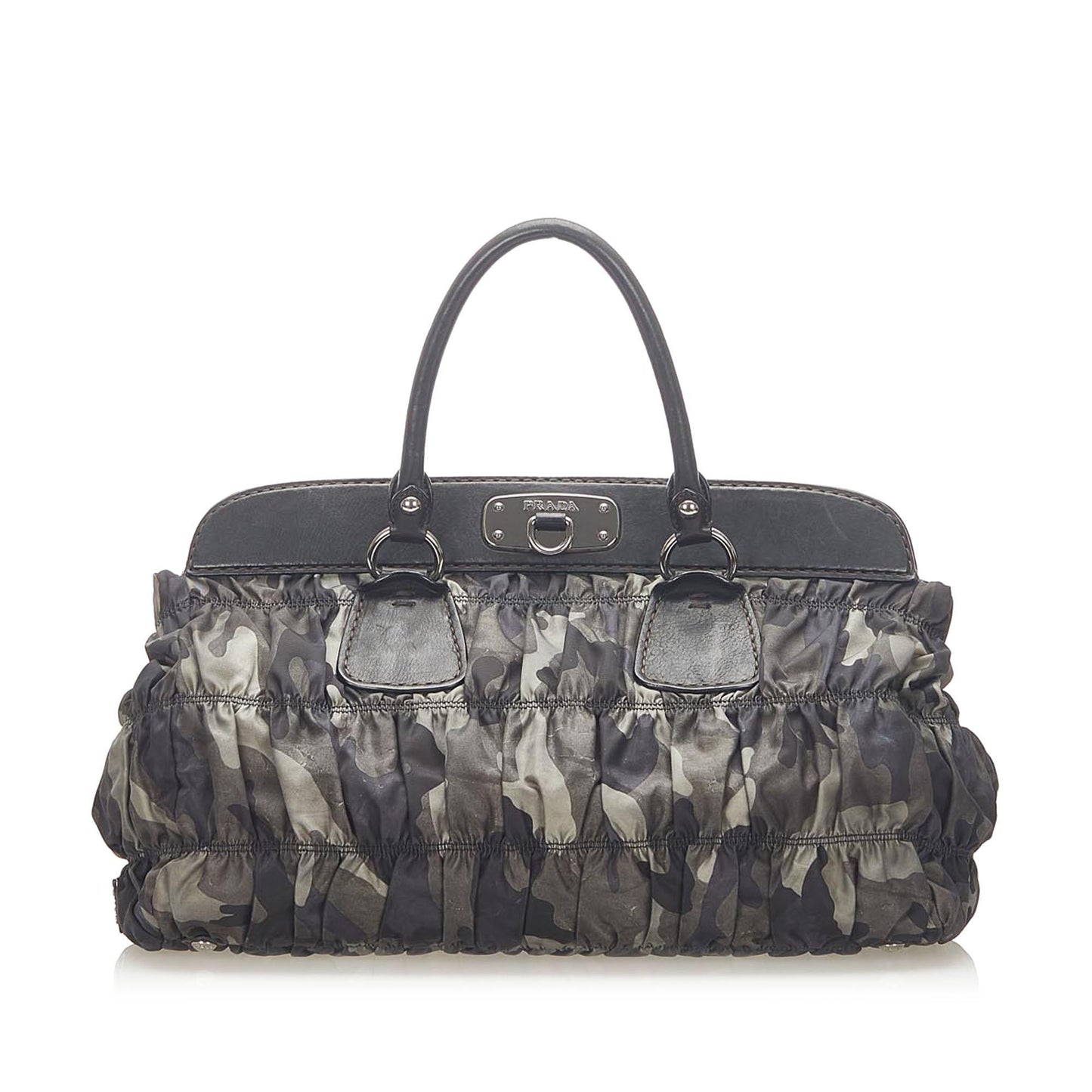 Prada Tessuto Gaufre Camouflage Tote Bag - Rovelle Bags
