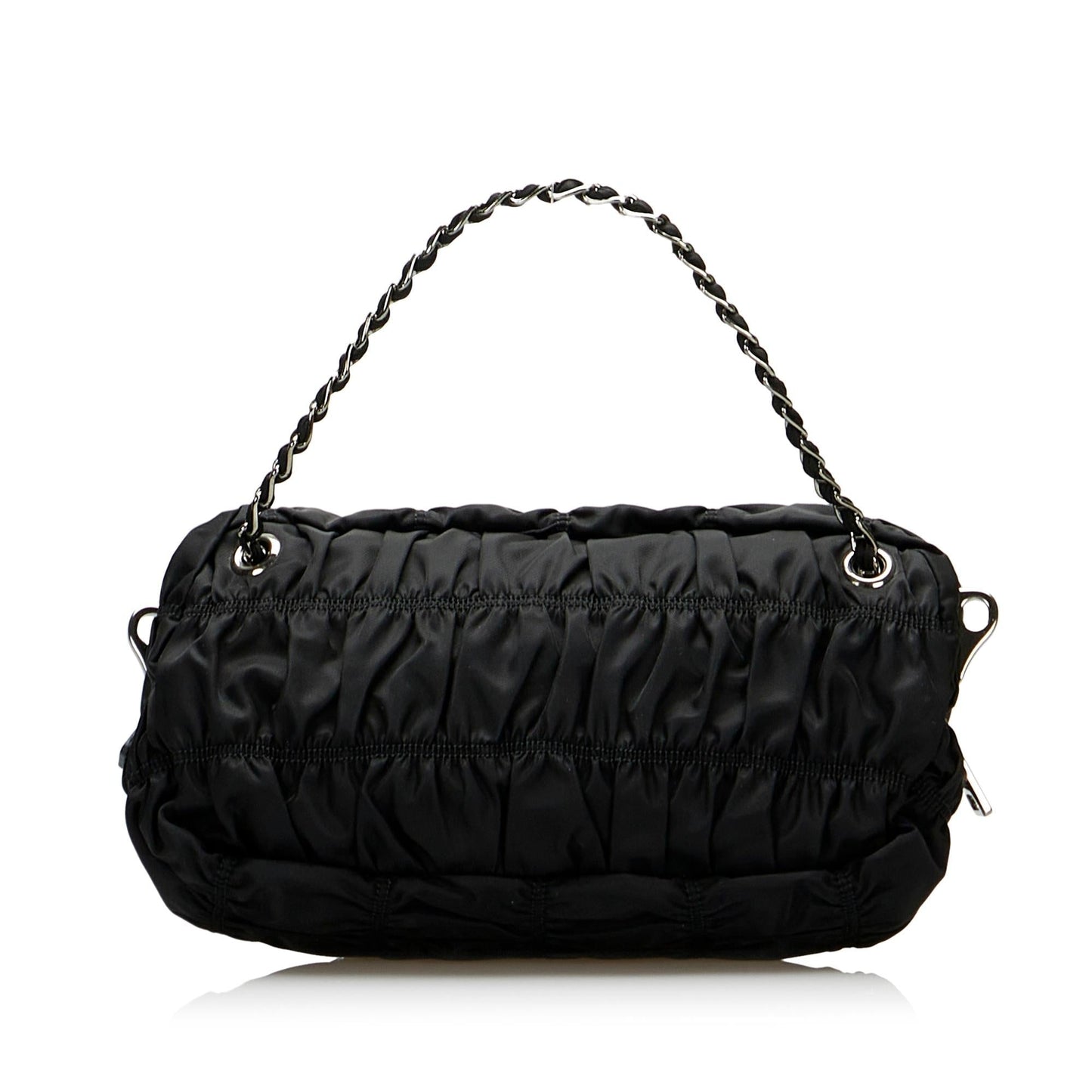 Prada Tessuto Gaufre Chain Satchel - Rovelle Bags