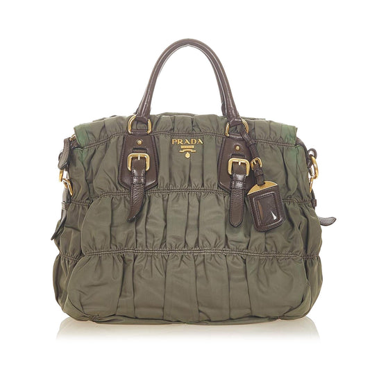 Prada Tessuto Gaufre Satchel Style 17 - Rovelle Bags
