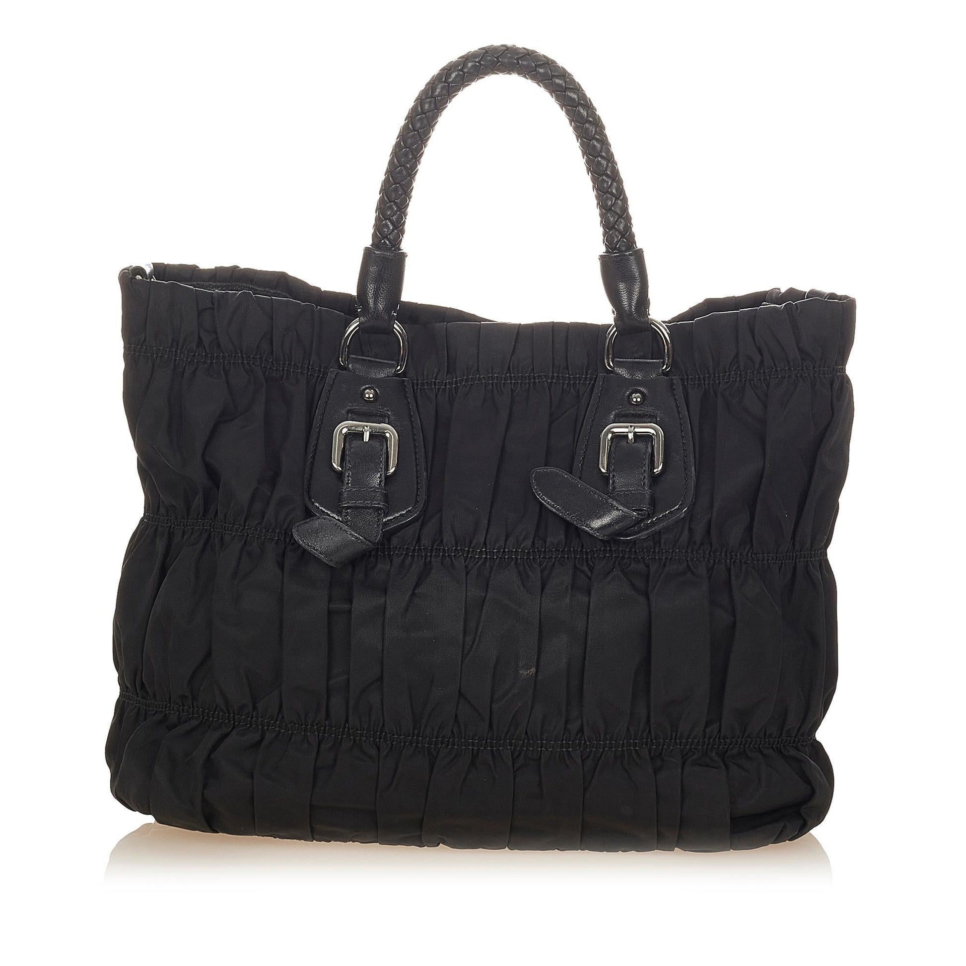 Prada Tessuto Gaufre Satchel Style 22 - Rovelle Bags