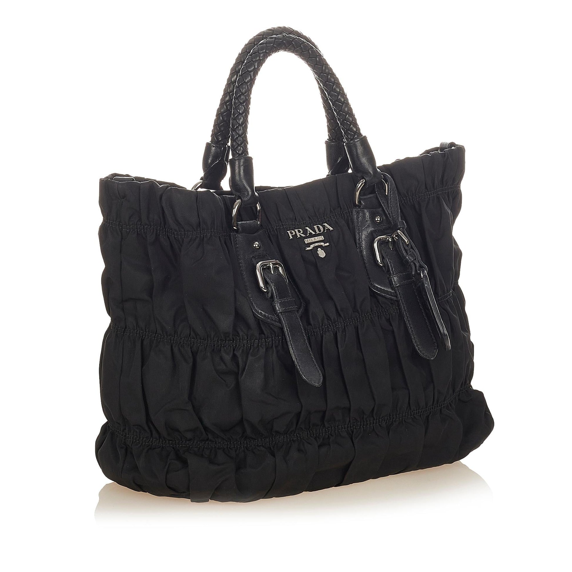 Prada Tessuto Gaufre Satchel Style 22 - Rovelle Bags