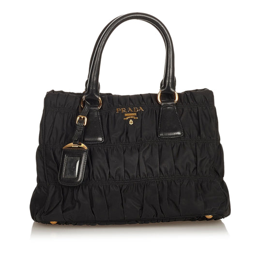 Prada Tessuto Gaufre Satchel Style 25 - Rovelle Bags