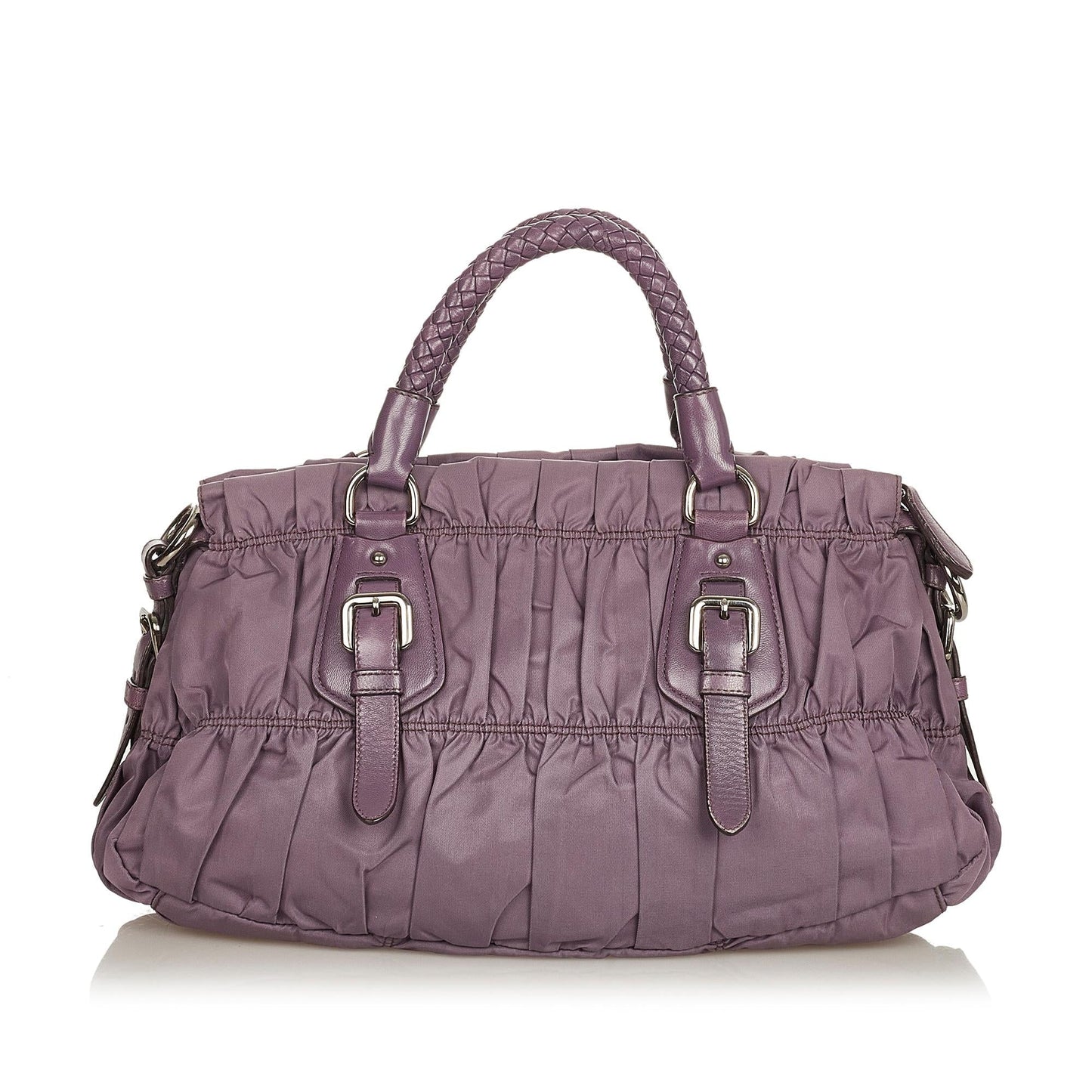 Prada Tessuto Gaufre Satchel Style 24 - Rovelle Bags