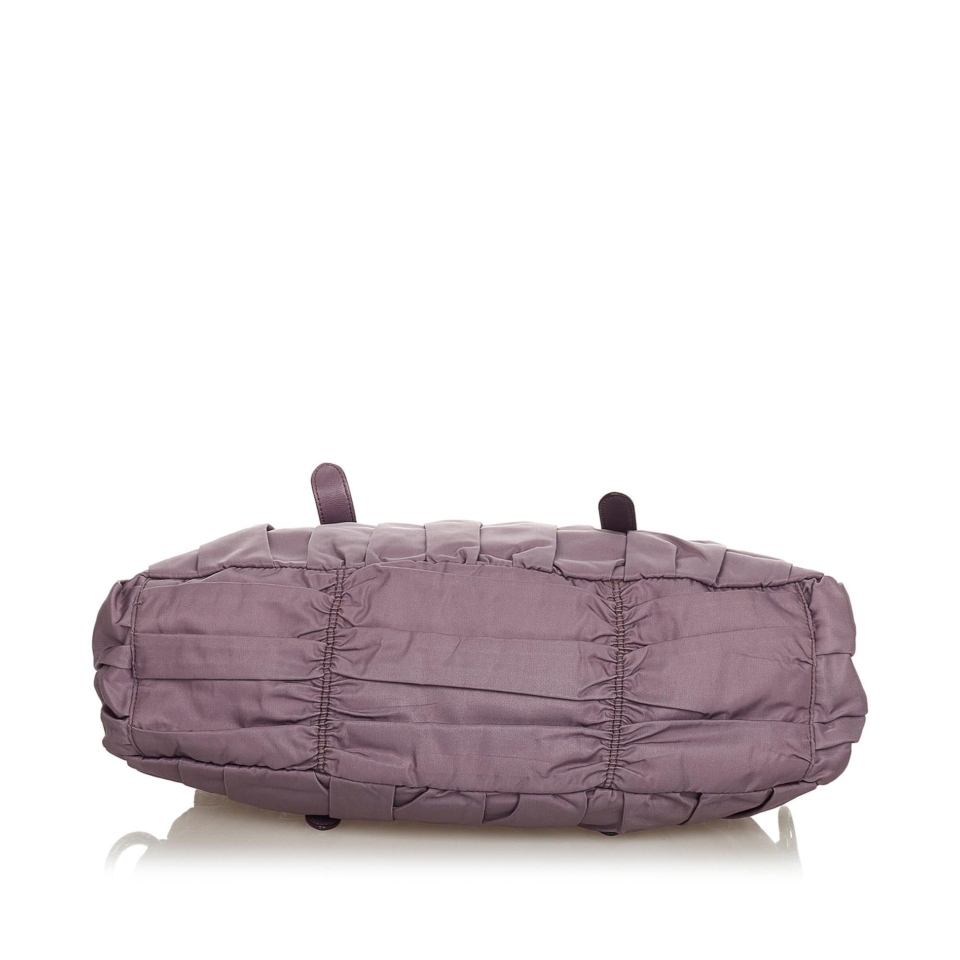 Prada Tessuto Gaufre Satchel Style 24 - Rovelle Bags