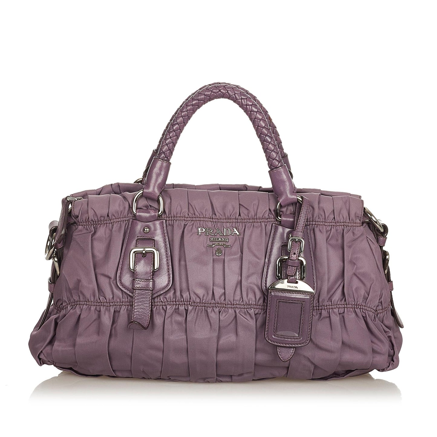 Prada Tessuto Gaufre Satchel Style 24 - Rovelle Bags