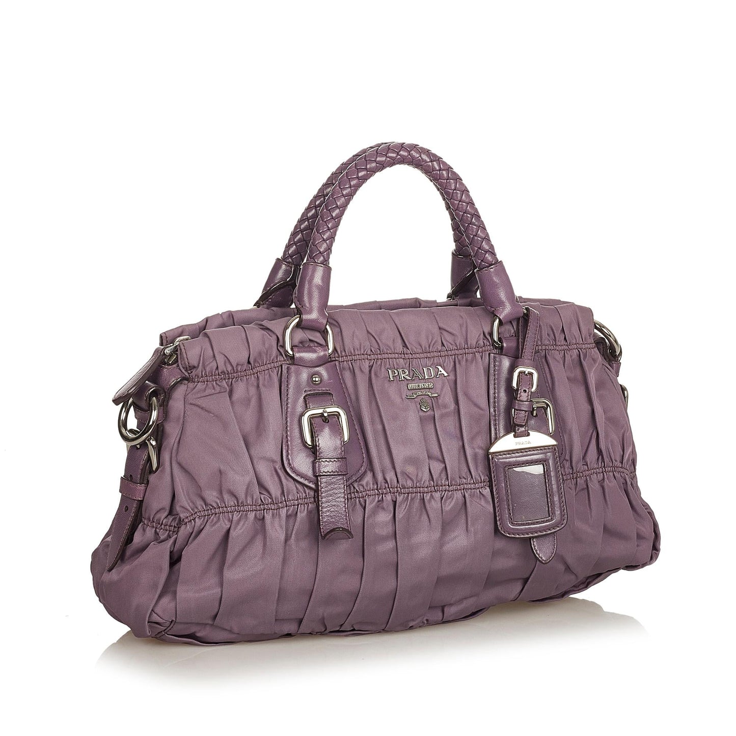 Prada Tessuto Gaufre Satchel Style 24 - Rovelle Bags