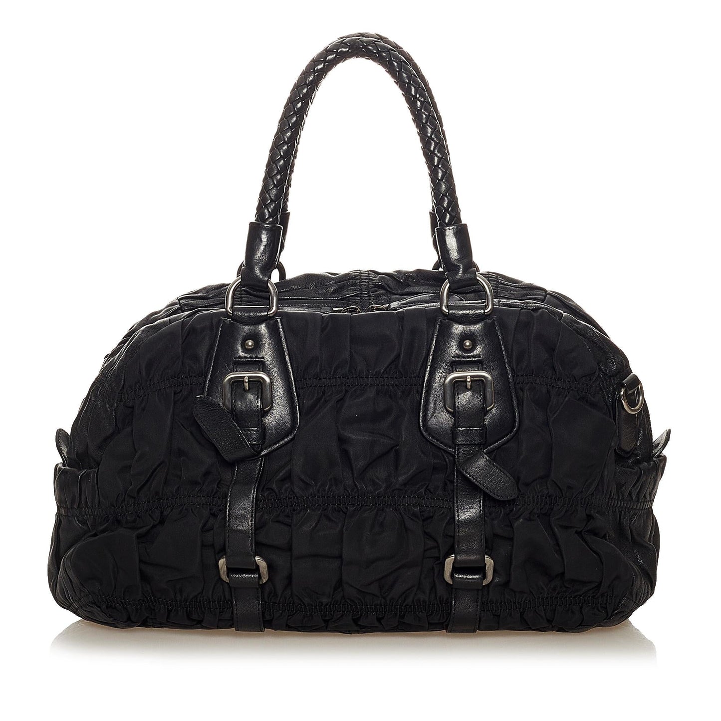 Prada Tessuto Gaufre Satchel Style 26 - Rovelle Bags