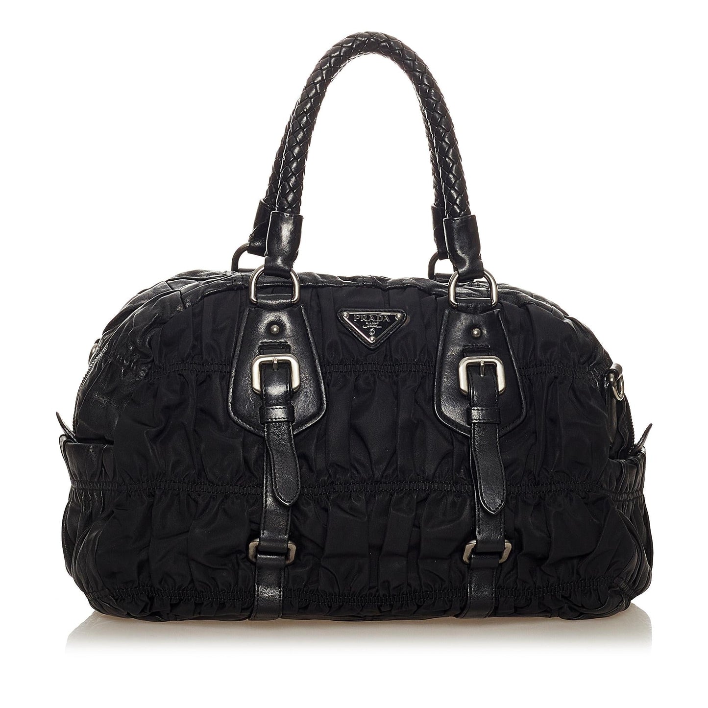 Prada Tessuto Gaufre Satchel Style 26 - Rovelle Bags
