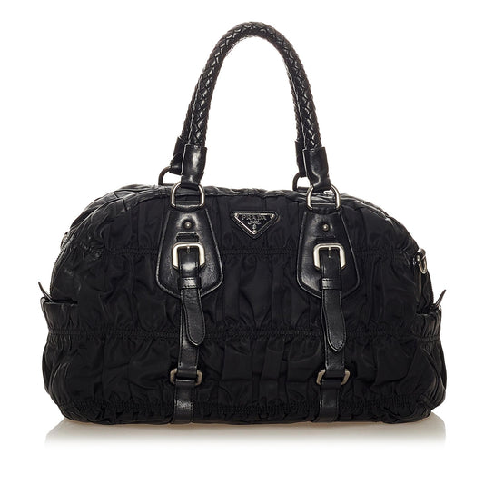 Prada Tessuto Gaufre Satchel Style 26 - Rovelle Bags
