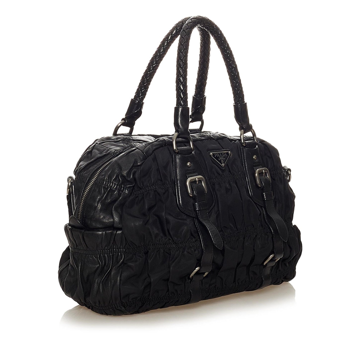Prada Tessuto Gaufre Satchel Style 26 - Rovelle Bags