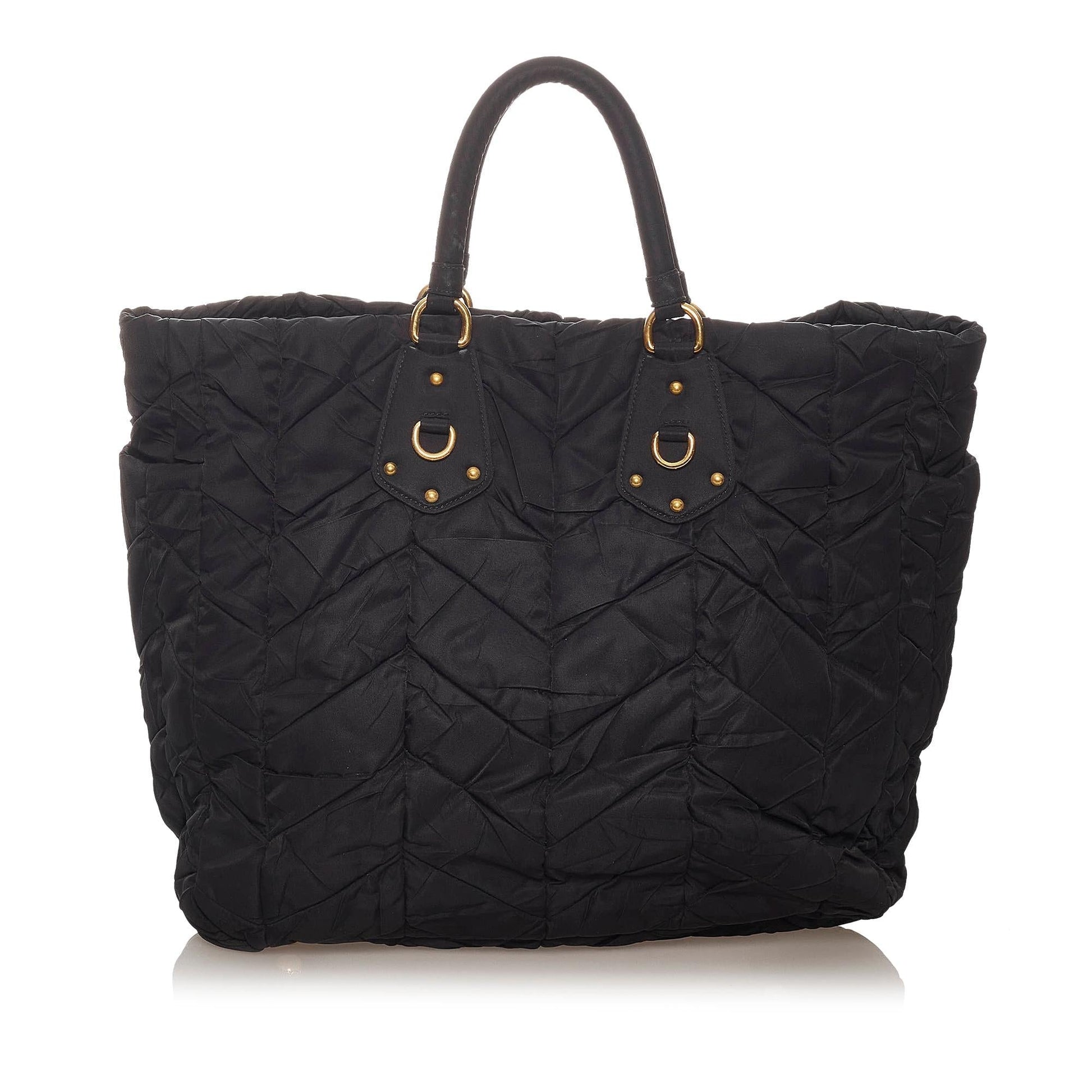 Prada Tessuto Gaufre Satchel Style 20 - Rovelle Bags