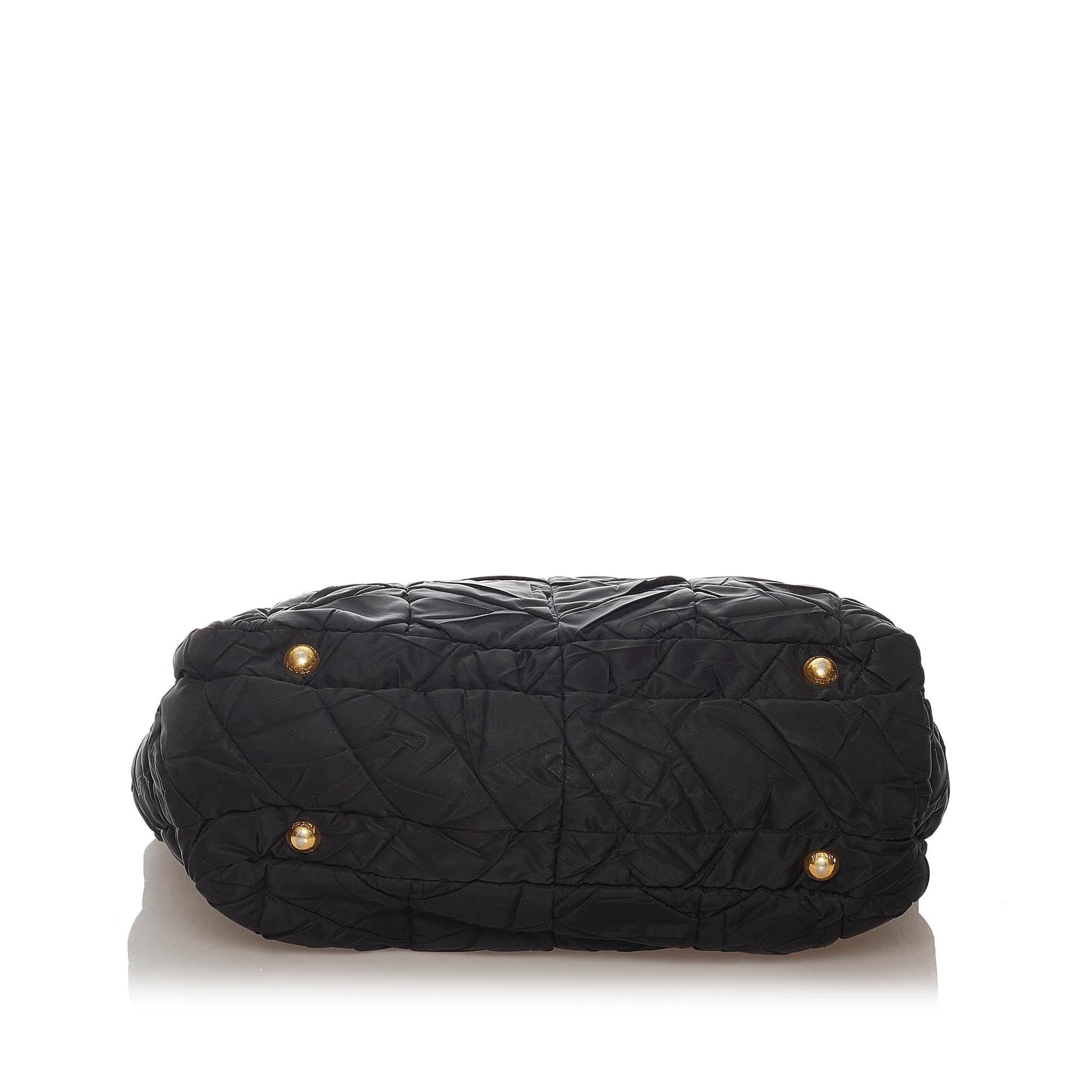 Prada Tessuto Gaufre Satchel Style 20 - Rovelle Bags