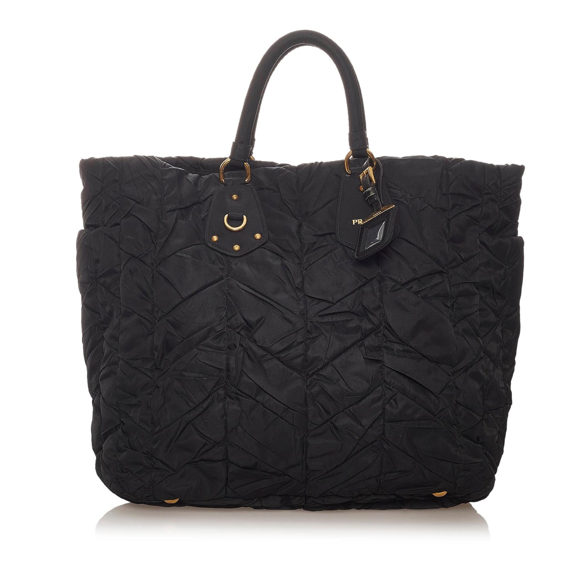 Prada Tessuto Gaufre Satchel Style 20 - Rovelle Bags