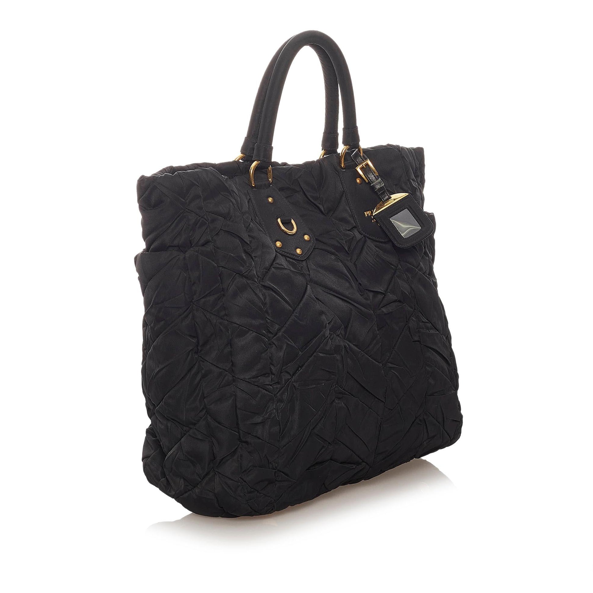 Prada Tessuto Gaufre Satchel Style 20 - Rovelle Bags