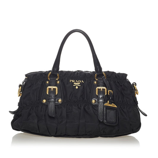 Prada Tessuto Gaufre Satchel Style 18 - Rovelle Bags