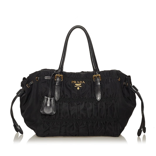 Prada Tessuto Gaufre Satchel Style 16 - Rovelle Bags