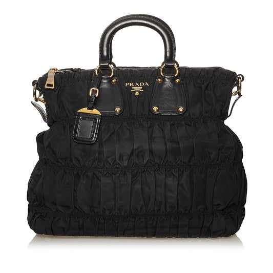 Prada Tessuto Gaufre Satchel Style 15 - Rovelle Bags