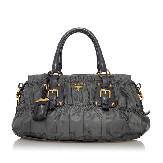 Prada Tessuto Gaufre Satchel Style 12 - Rovelle Bags