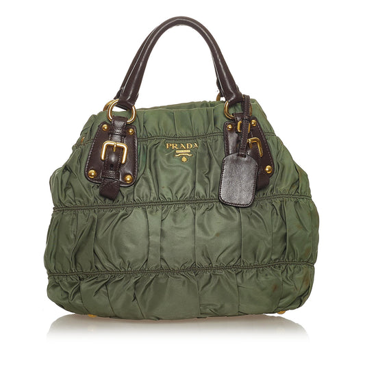 Prada Tessuto Gaufre Tote Handbag Style 7 - Rovelle Bags