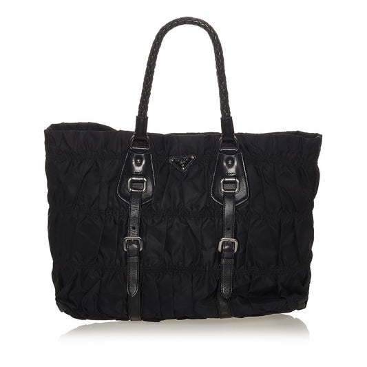 Prada Tessuto Gaufre Tote Handbag Style 6 - Rovelle Bags