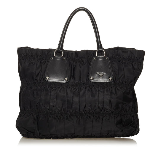 Prada Tessuto Gaufre Tote Handbag Style 5 - Rovelle Bags