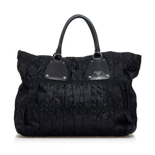 Prada Tessuto Gaufre Tote Handbag - Rovelle Bags
