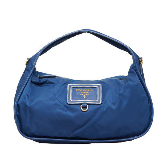 Prada Tessuto Logo Oro Satchel - Rovelle Bags