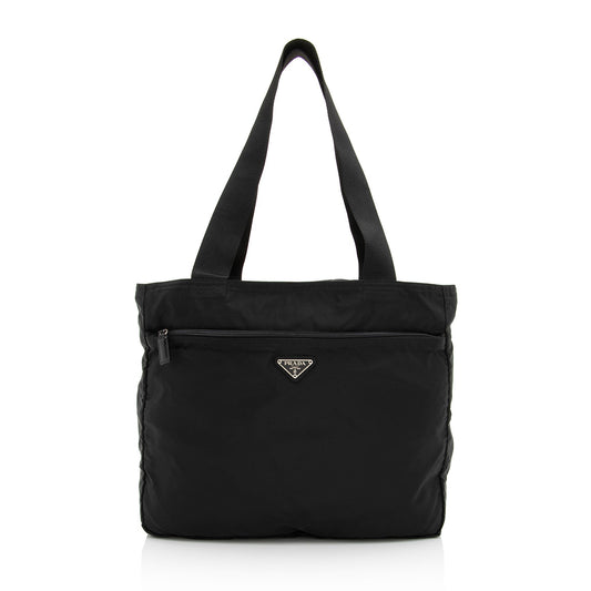 Prada Tessuto Medium Zip Top Tote - Rovelle Bags