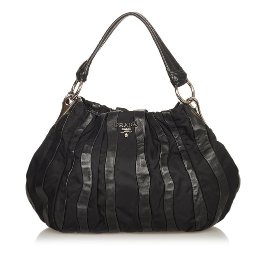 Prada Tessuto Nappa Waves Hobo Bag Style 2 - Rovelle Bags