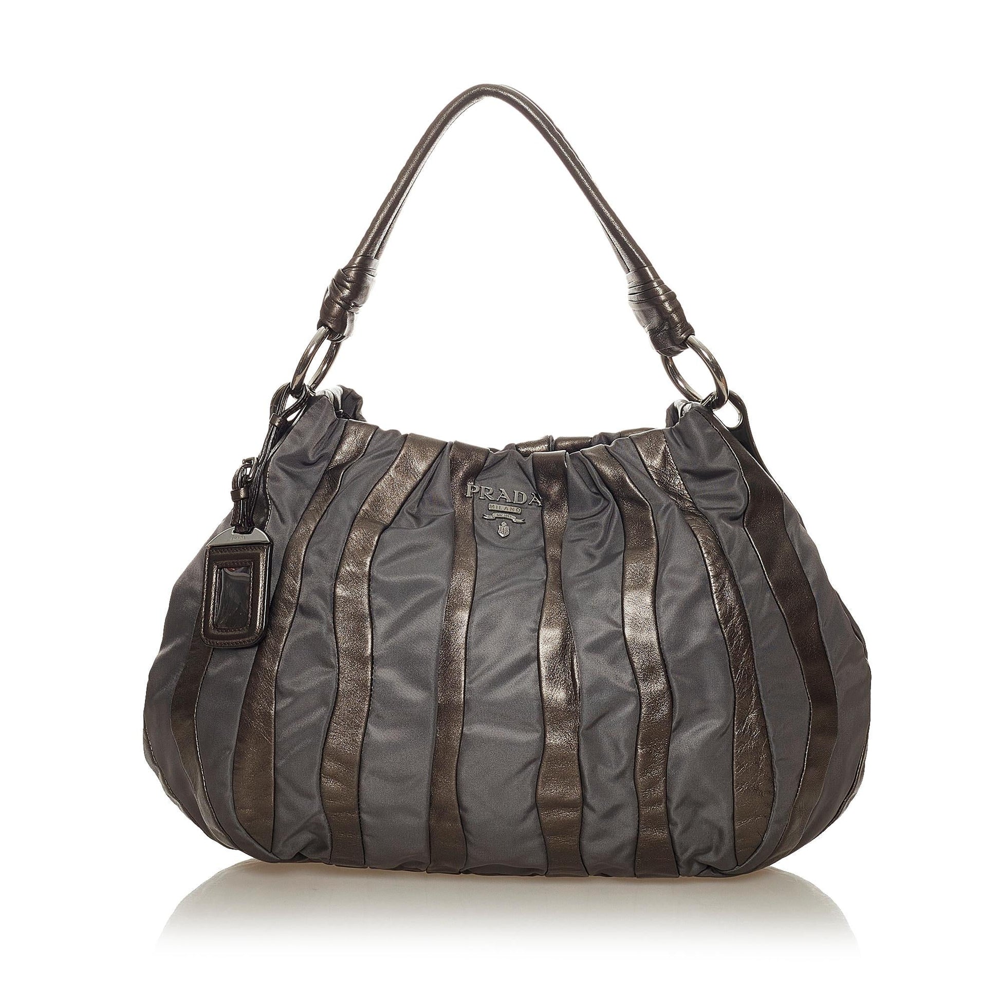 Prada Tessuto Nappa Waves Hobo Bag - Rovelle Bags