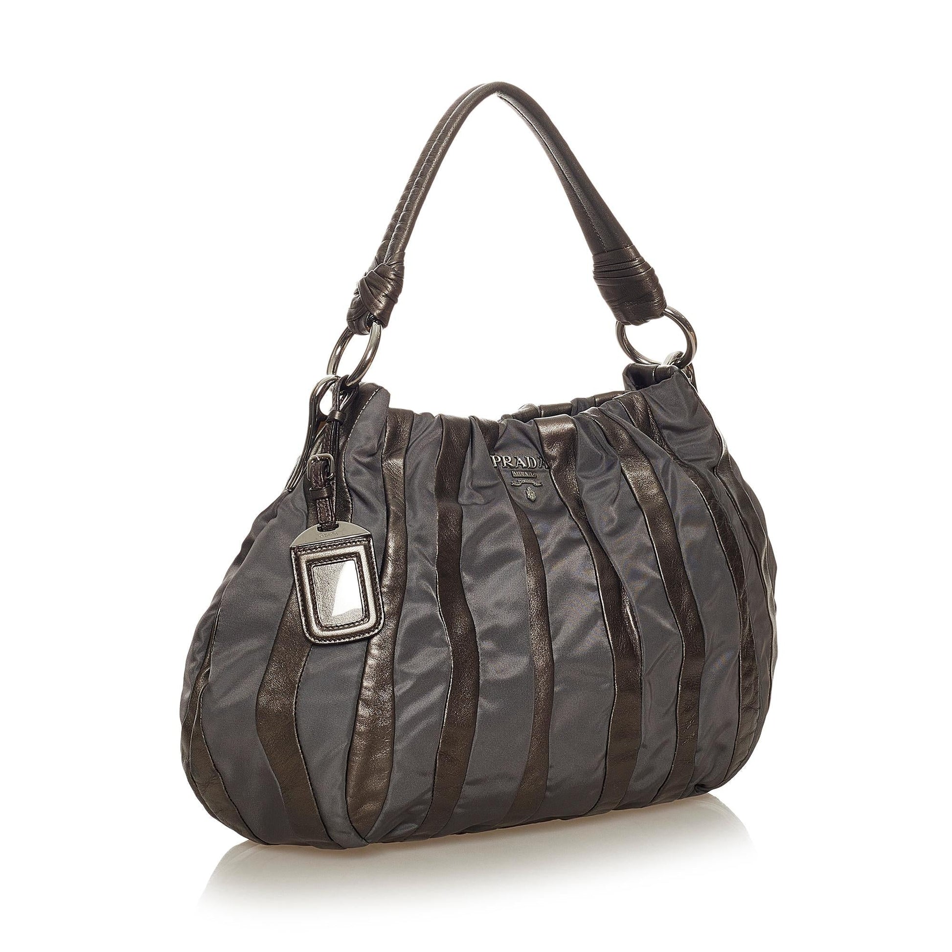 Prada Tessuto Nappa Waves Hobo Bag - Rovelle Bags
