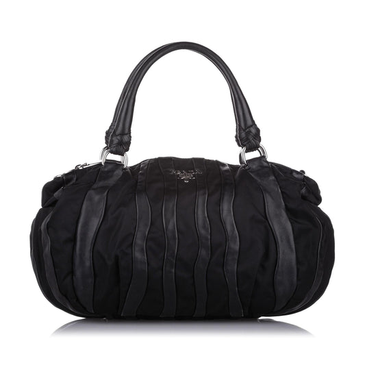 Prada Tessuto Nappa Waves Tote Bag Style 2 - Rovelle Bags