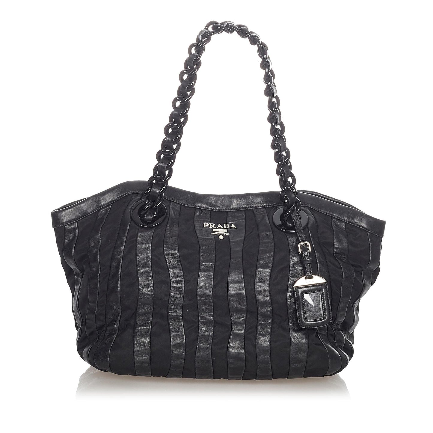 Prada Tessuto Nappa Waves Tote Bag - Rovelle Bags
