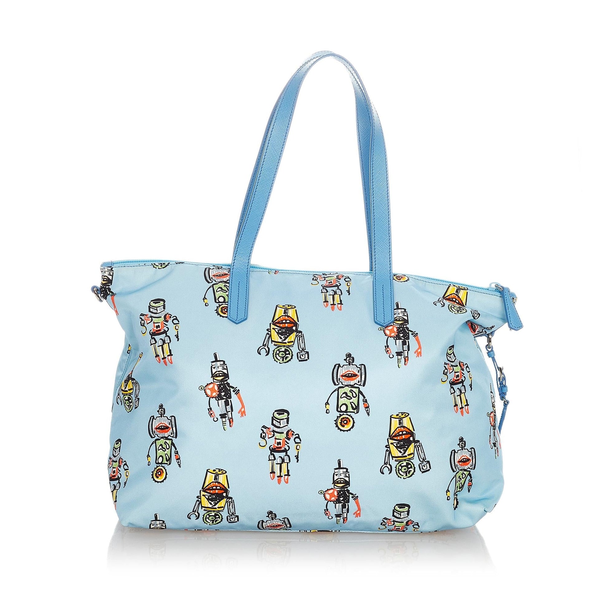 Prada Tessuto Robot Satchel Style 2 - Rovelle Bags