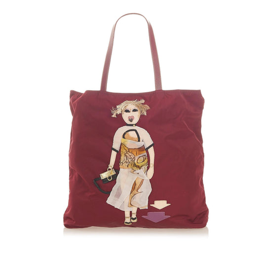 Prada Tessuto Robot Tote Handbag Style 3 - Rovelle Bags