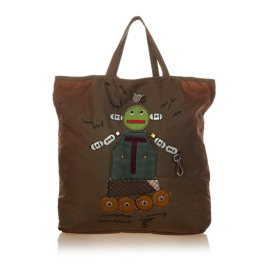 Prada Tessuto Robot Tote Handbag Style 2 - Rovelle Bags