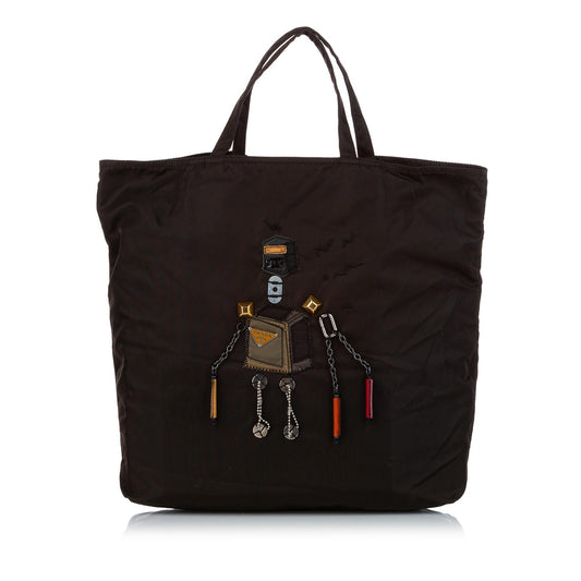 Prada Tessuto Robot Tote Handbag - Rovelle Bags