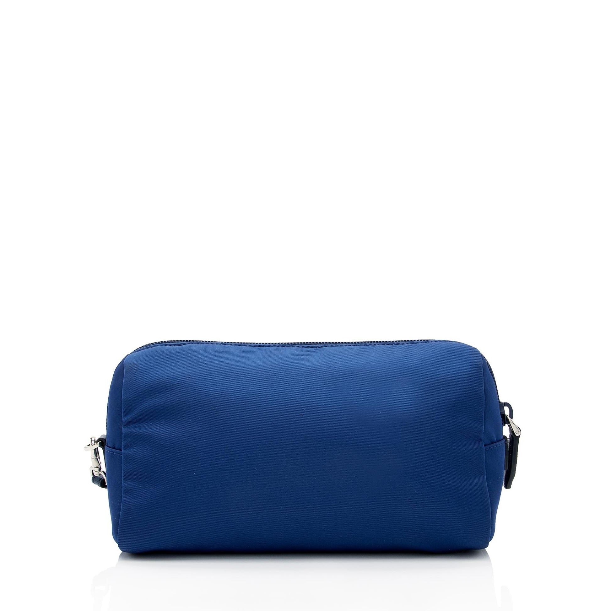 Prada Tessuto Saffiano Necessaire Large Travel Pouch - Rovelle Bags