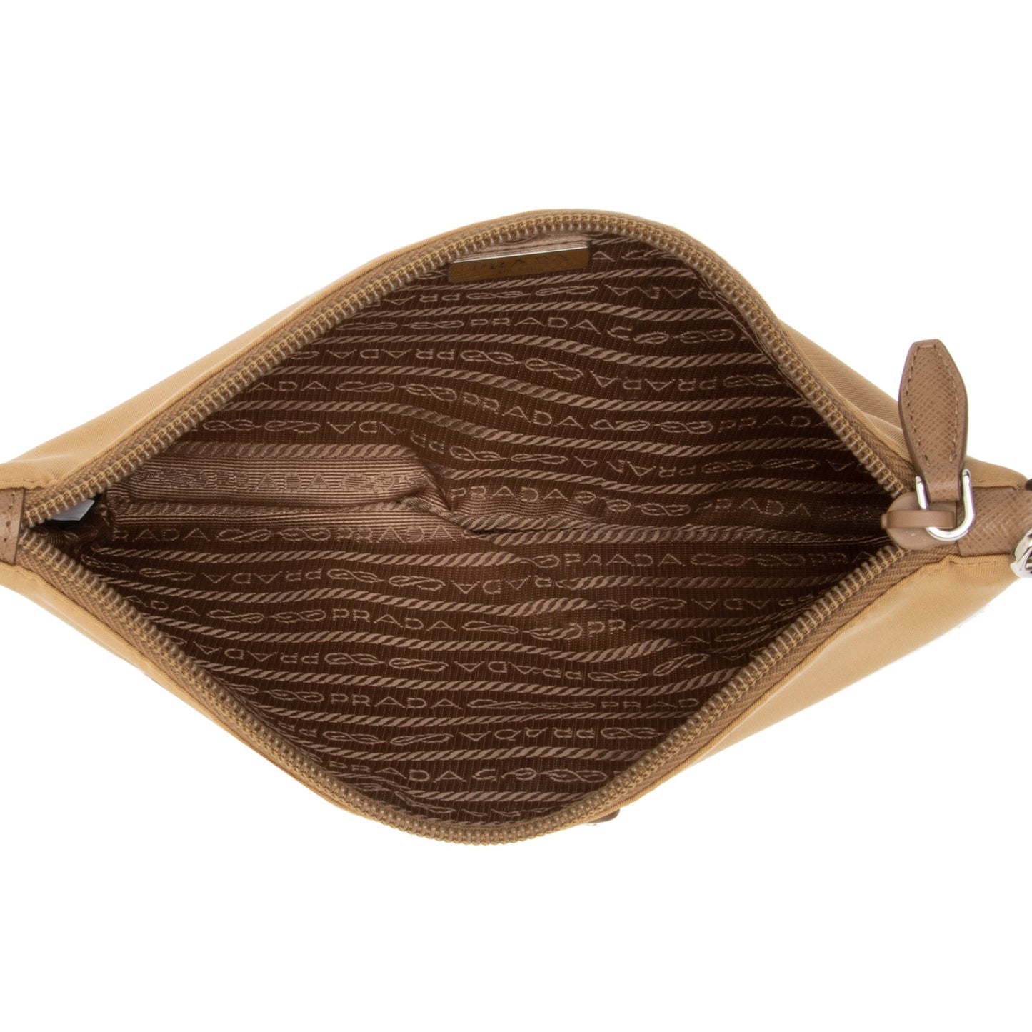 Prada Tessuto Saffiano Piatto Maniglia Wristlet Clutch - Rovelle Bags