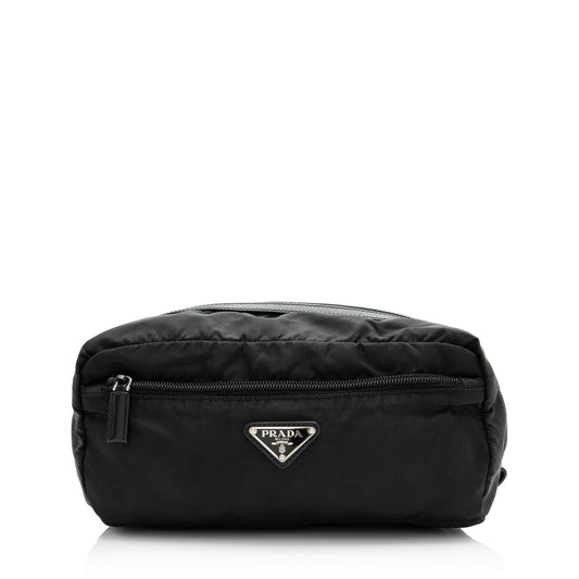 Prada Tessuto Saffiano Travel Pouch - Rovelle Bags