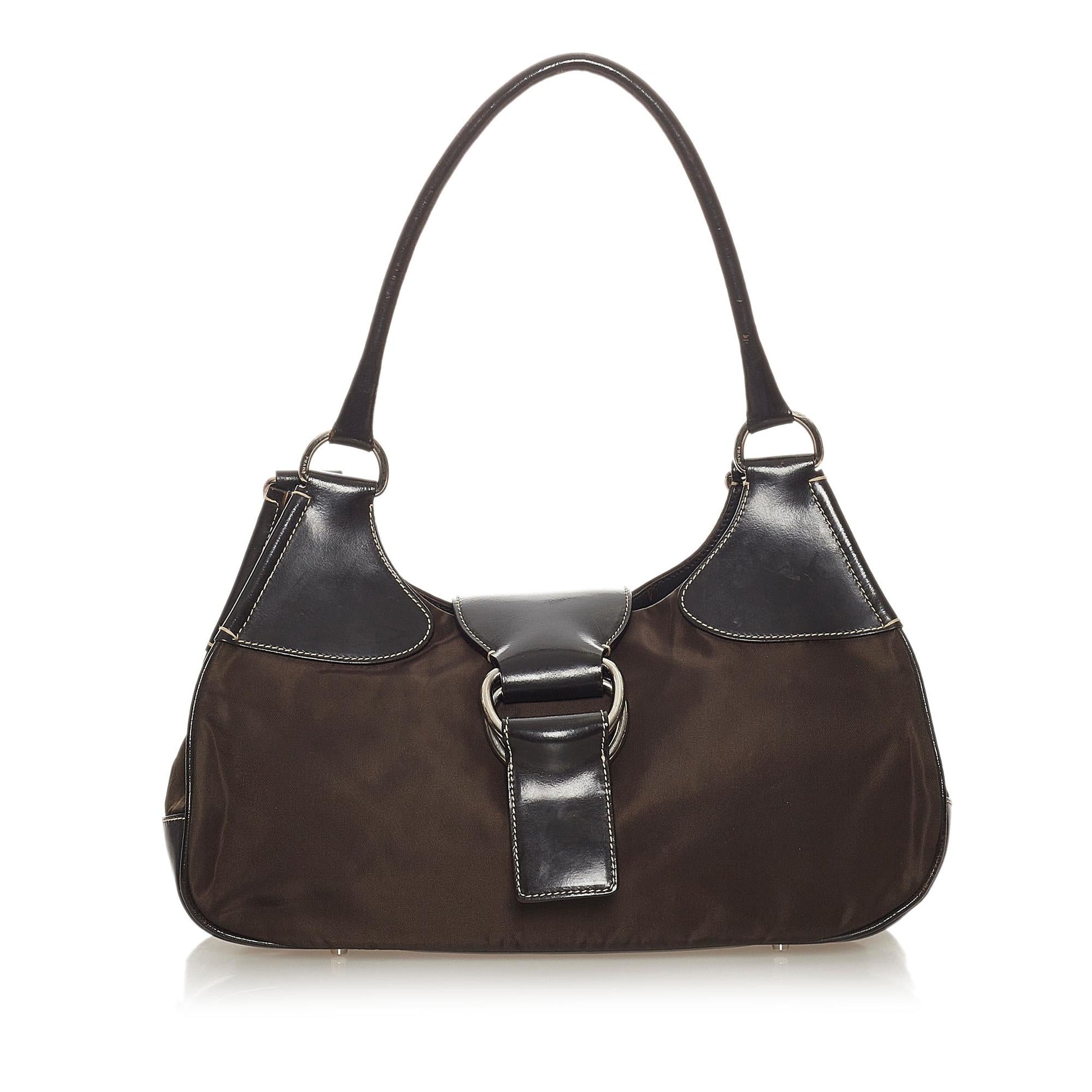 Prada Tessuto Shoulder Handbag Style 117 - Rovelle Bags
