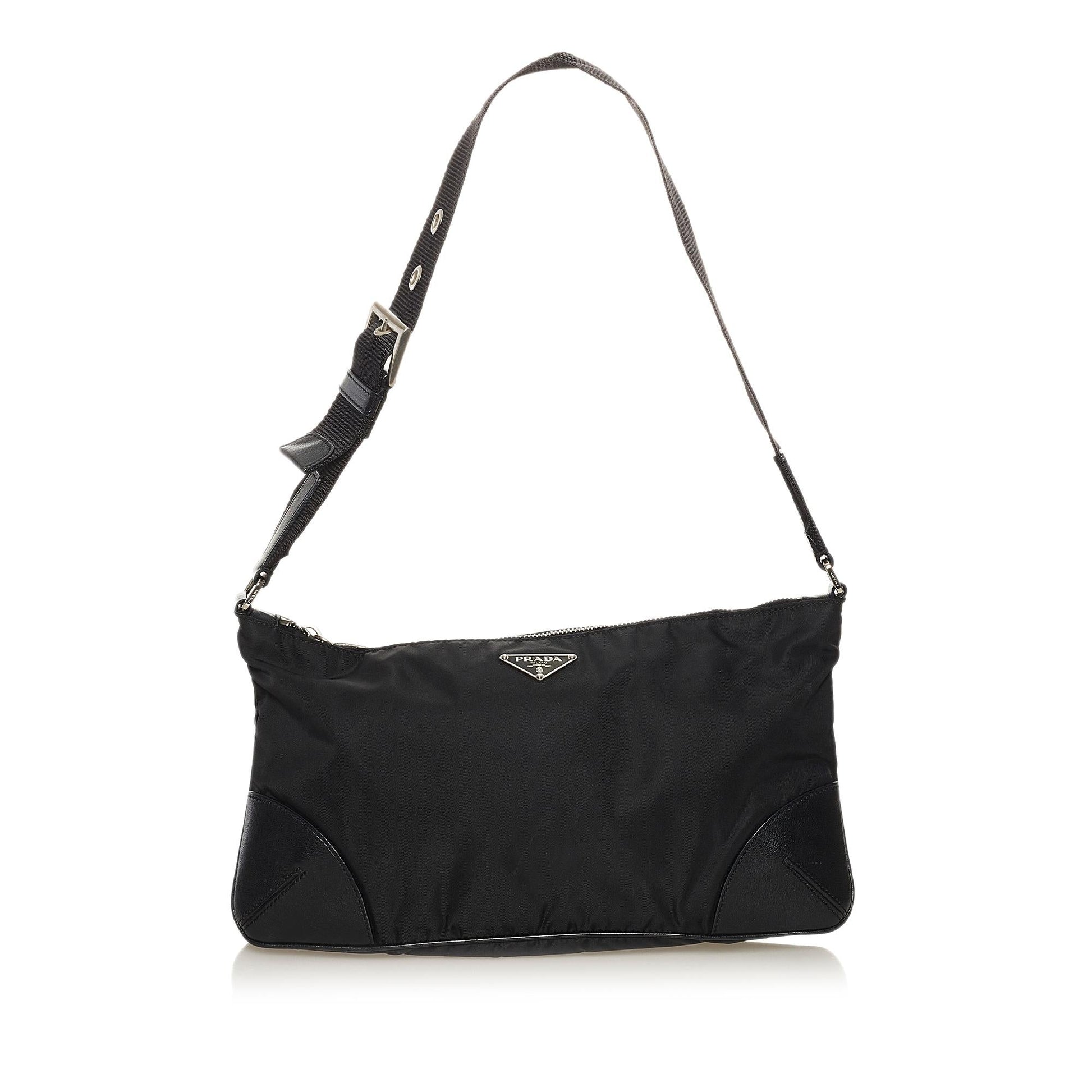 Prada Tessuto Shoulder Handbag Style 25 - Rovelle Bags