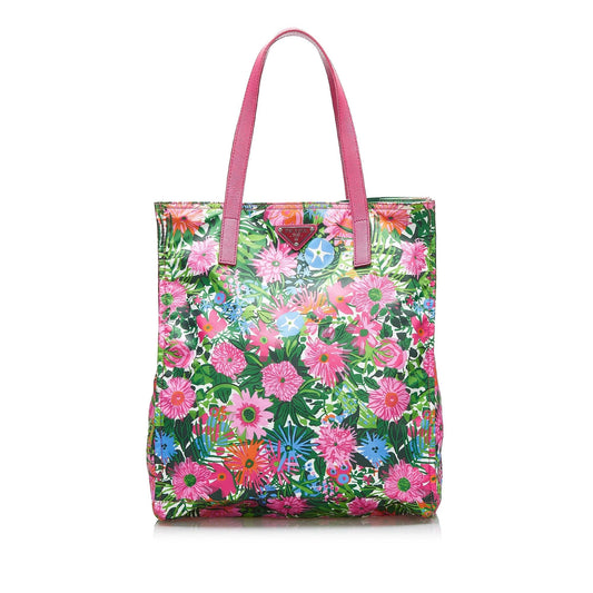 Prada Tessuto Stampato Floral Tote - Rovelle Bags